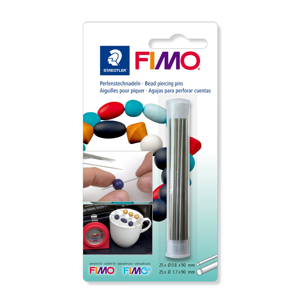 8712 20 軟陶串珠穿孔棒針50入