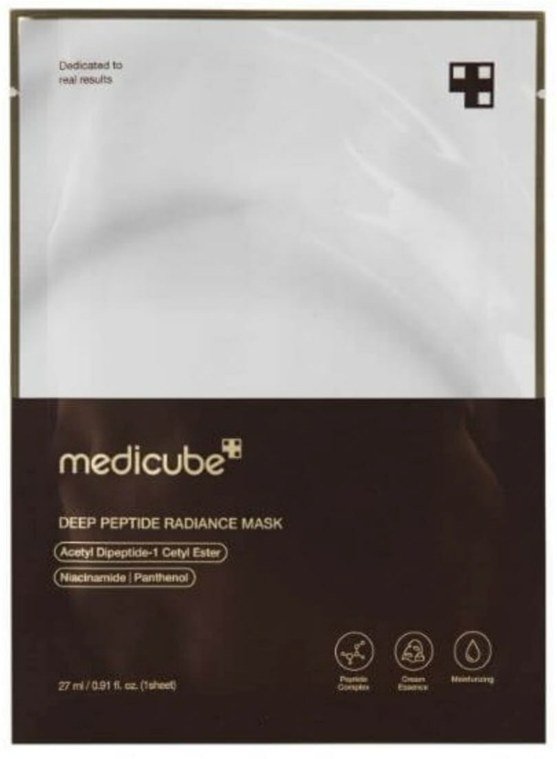 【1 piece】MEDICUBE DEEP PEPTIDE RADIANCE MASK 27ML8800240576585