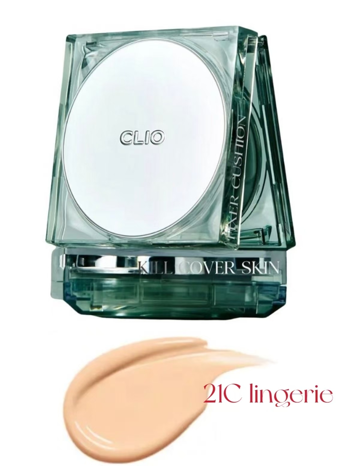 CLIO Kill Cover Skin Fixer Cushion (+Refill) SET - 21C lingerie8809970756670 EXP.20