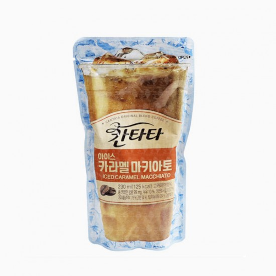 Lotte Cantata Pouch Coffee Ice Caramel Machiato 230ml8801056083588 EXP.2025.08.22