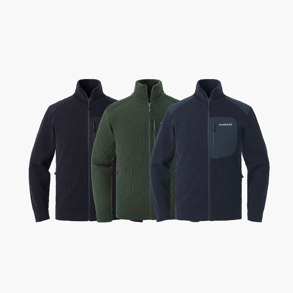 mont-bell] 男款Mittellegi Full-Zip Sweater 保暖外套