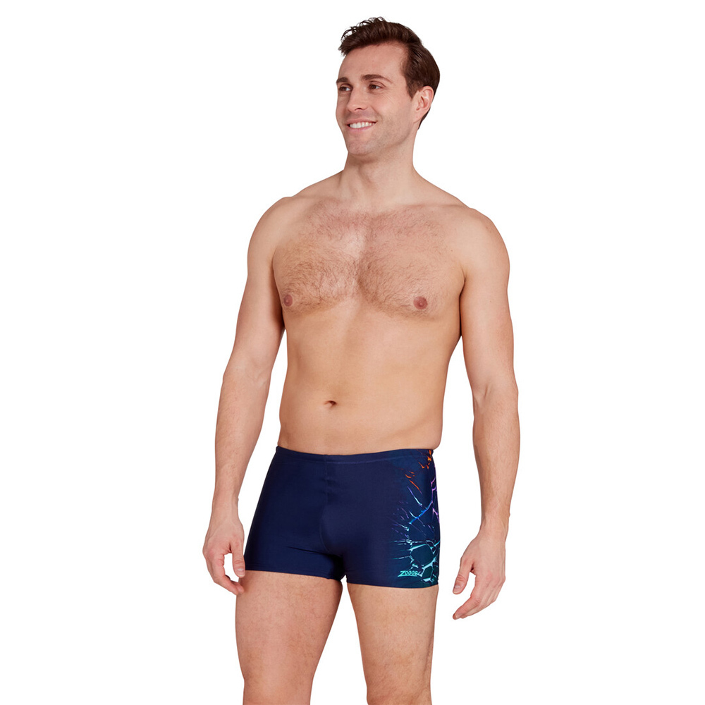 ZOGGS 男性《幻色隕石》四角泳褲