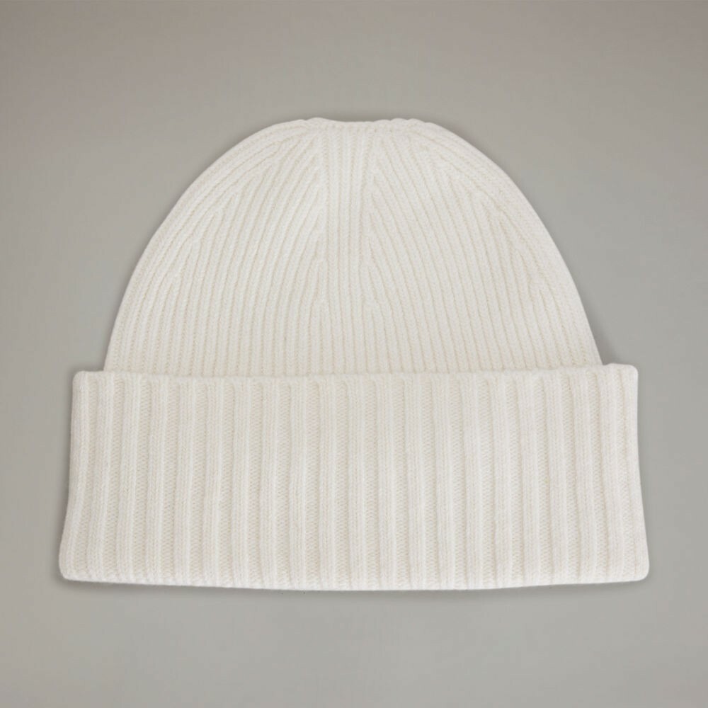 【 Y-3  NY BEANIE 針織帽 - 滑石白 】