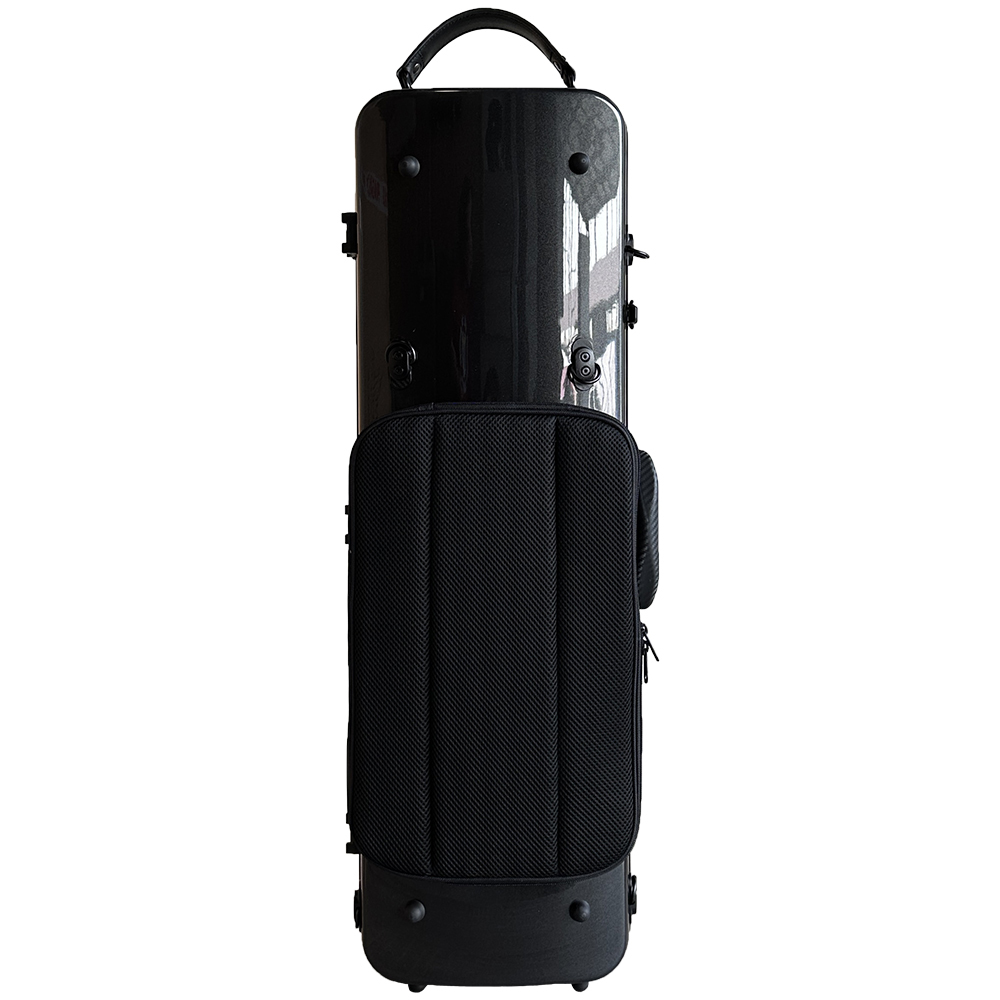 JML 亮澤系列 小提琴四方盒-譜袋 (亮面黑)