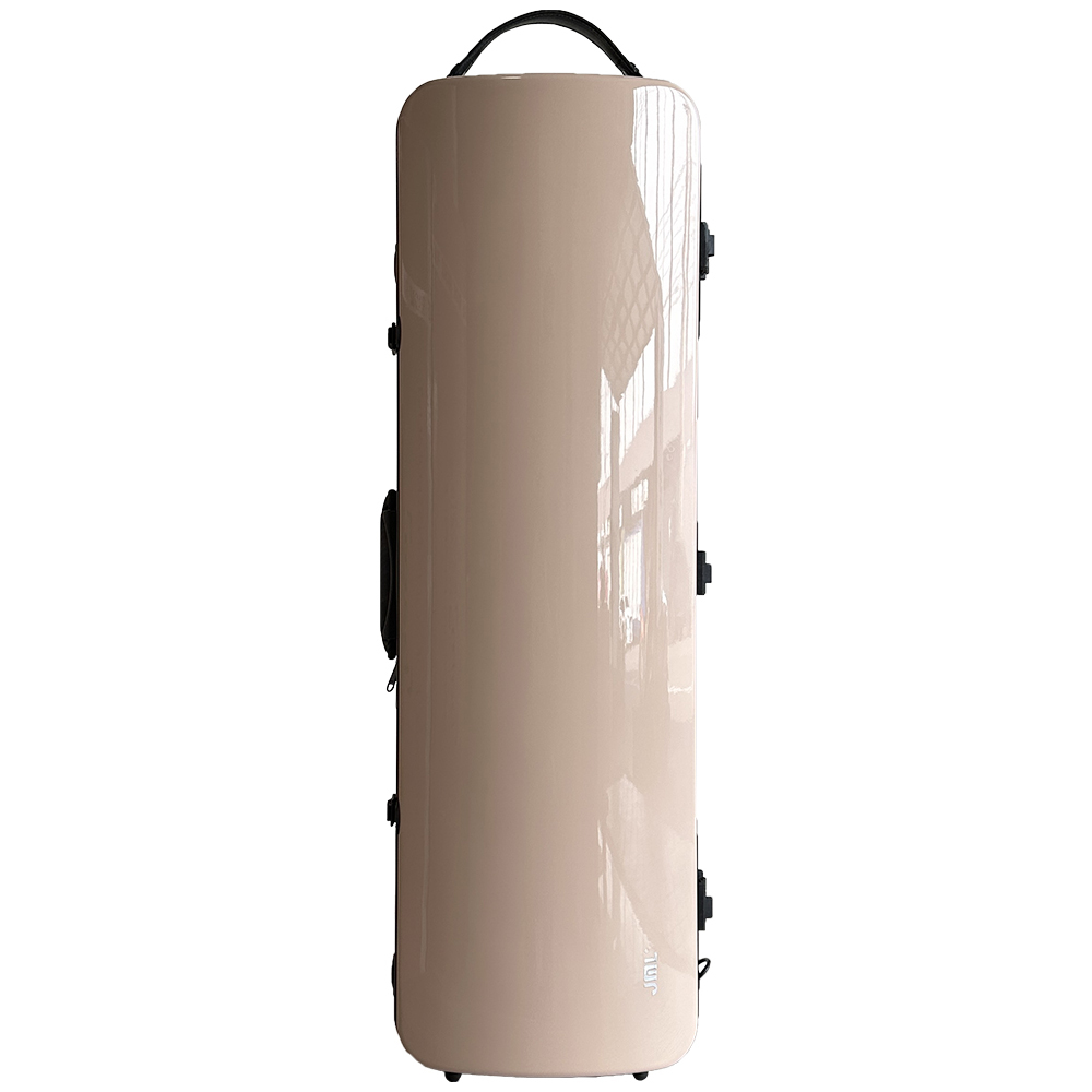 JML 亮澤系列 小提琴四方盒-譜袋 (亮面奶茶)