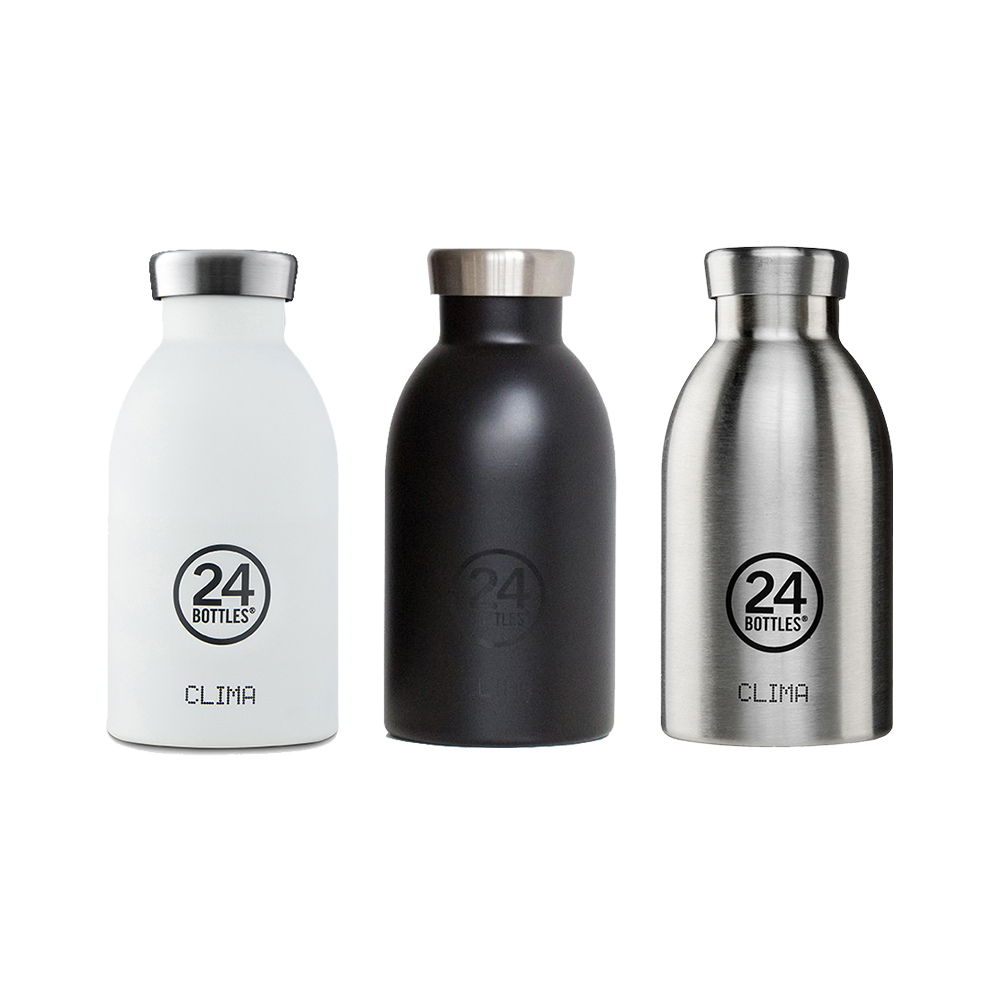 義大利 24Bottles 不鏽鋼雙層保溫瓶 330ml / 經典系列