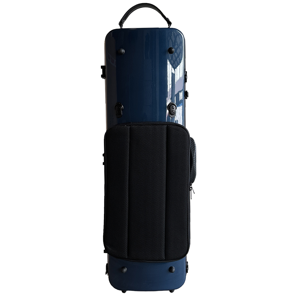 JML 亮澤系列 小提琴四方盒-譜袋 (亮面深藍)