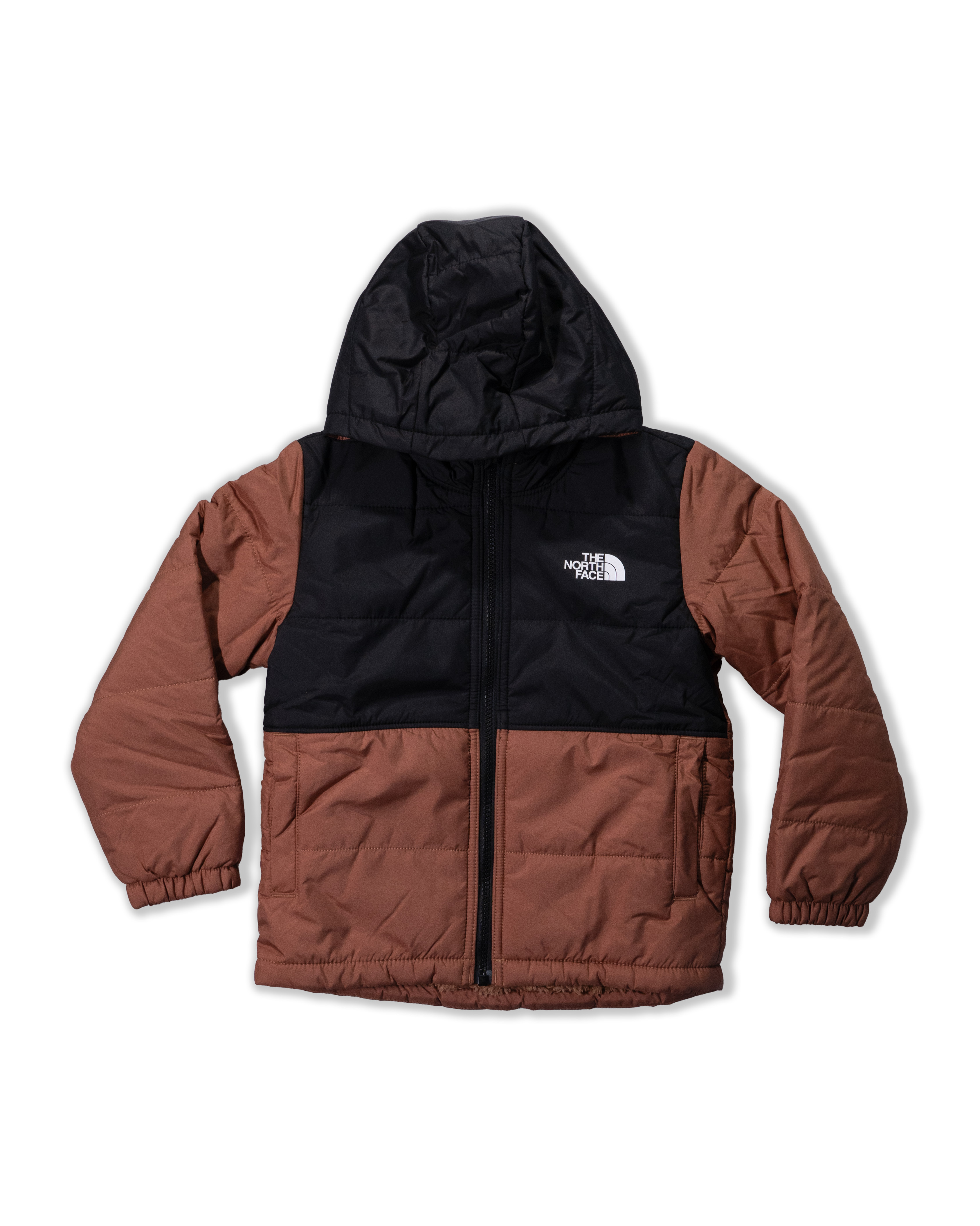 TNF北臉 0101 寶寶 童 黑咖拼色 鋪棉