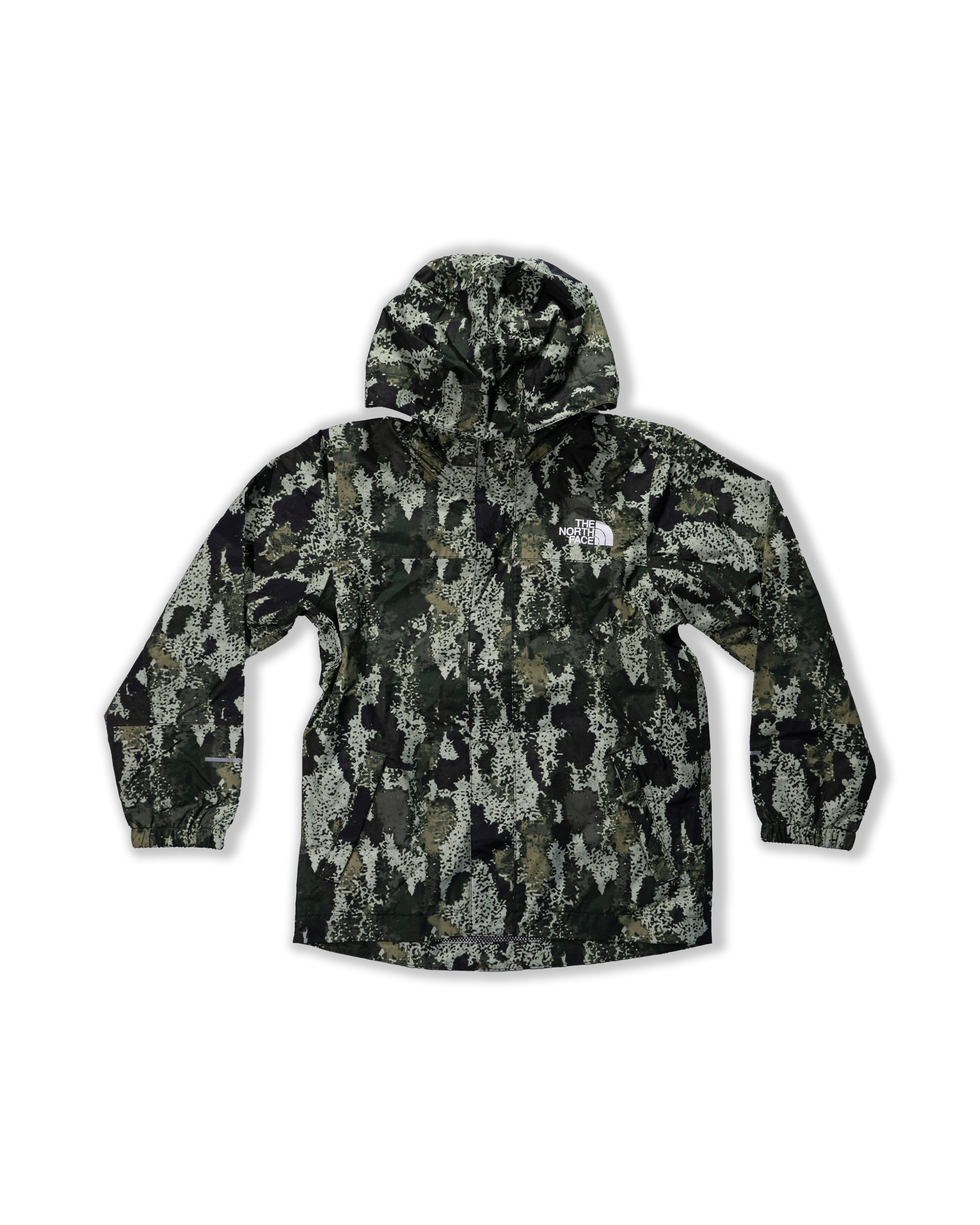 TNF北臉 0117 大童 綠迷彩 Dryvent