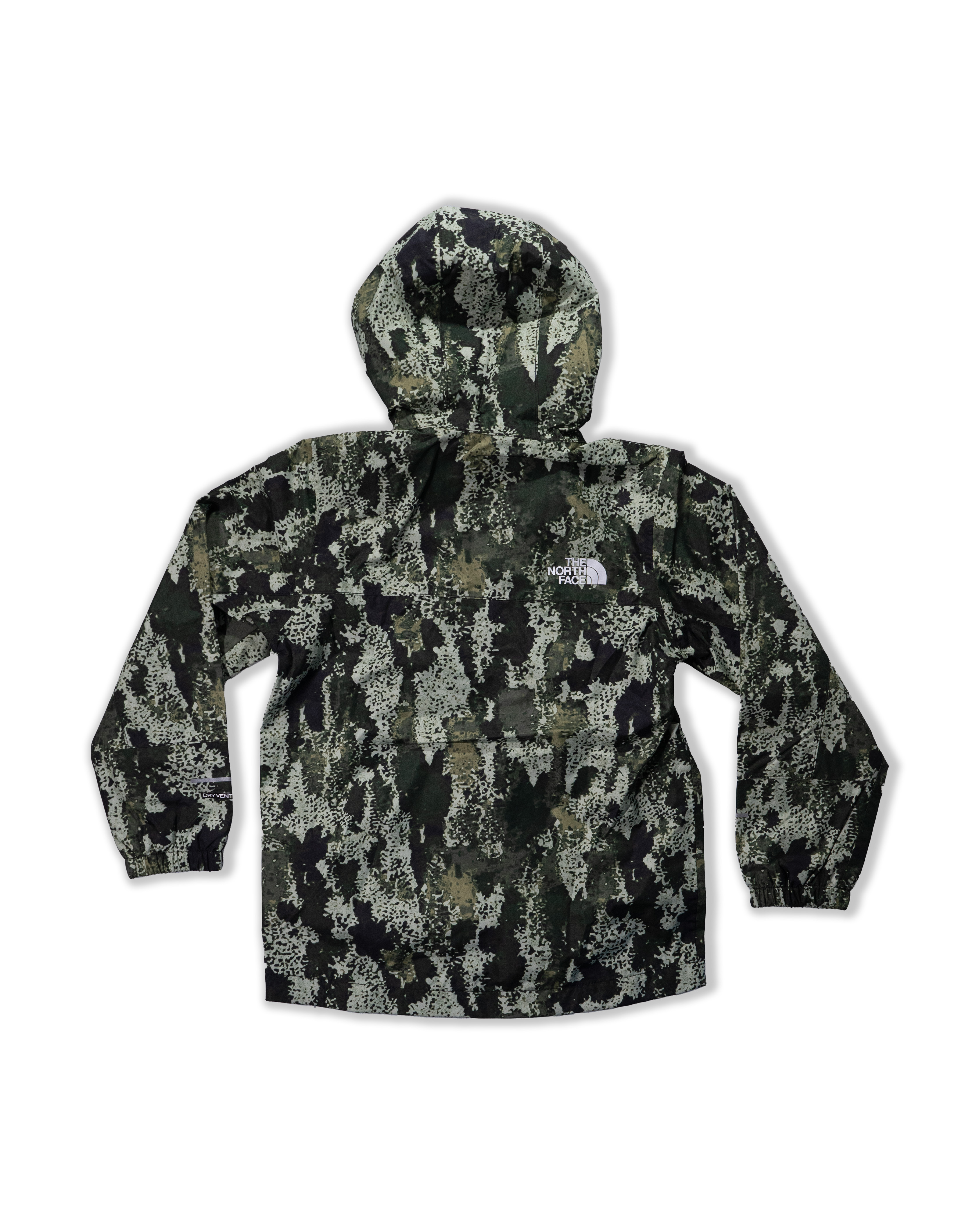 TNF北臉 0117 大童 綠迷彩 Dryvent
