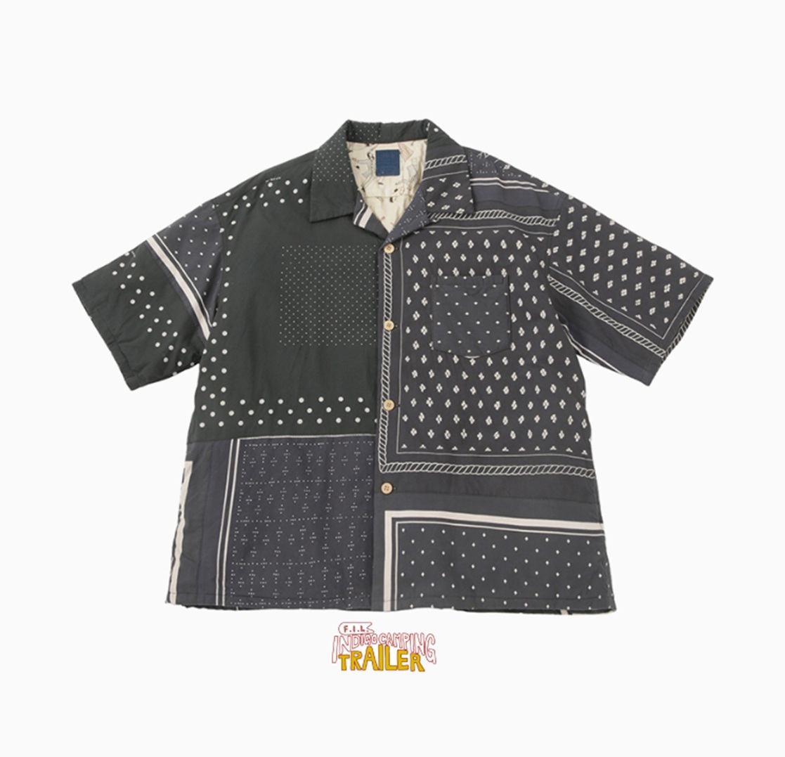 VISVIM ICT 2025 S/S WALLIS DOWN SHIRT S/S (C/SI) NATURAL DYE *羽絨 - BLACK PRE ORDER ITEM (預訂中)