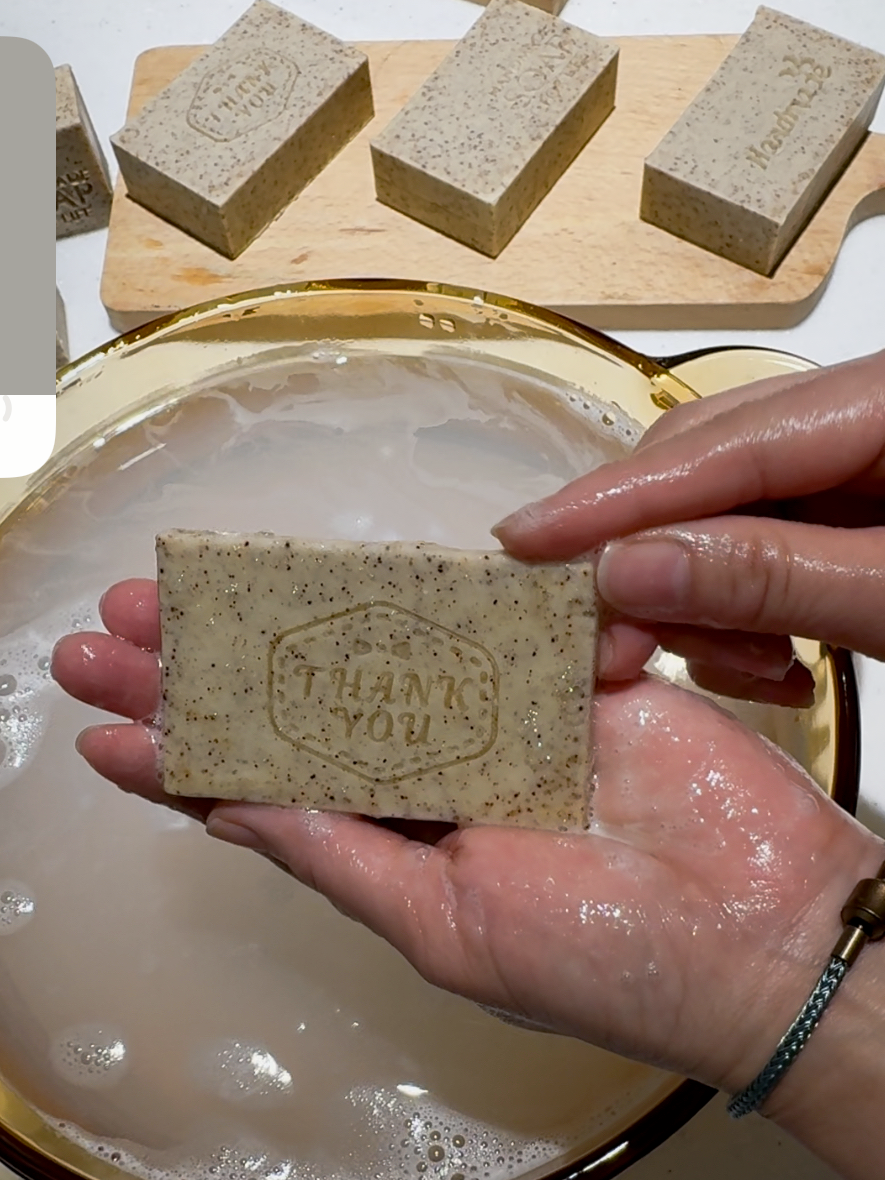 ☘️咖啡溫和去角質純橄欖皂 | 沐浴|洗臉|全膚質|四季|秋冬適用皂款