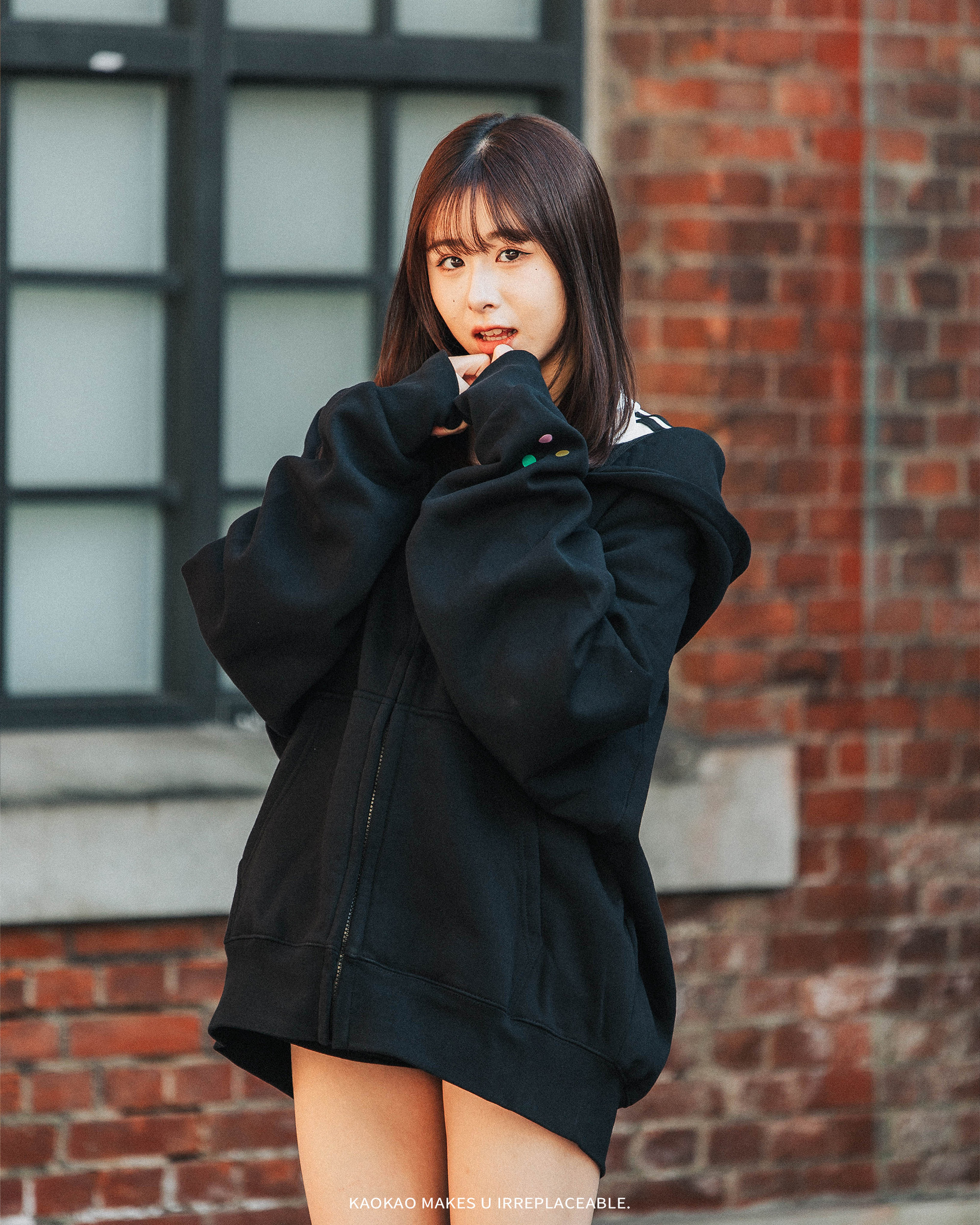 INNERSECT 三生萬物 連帽外套 男女同款 黑粉色【INN23ALTHD59】