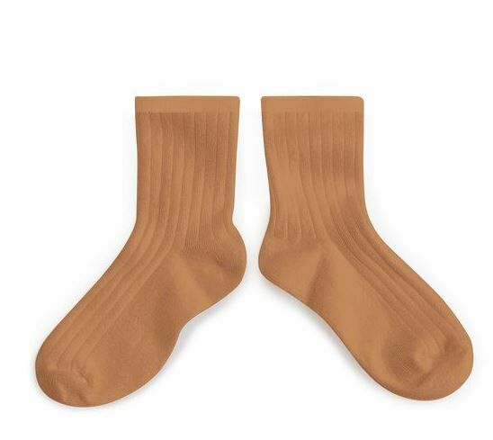 COLLEGIEN 羅紋短襪 La Mini  -Caramel au Beurre Salé焦糖