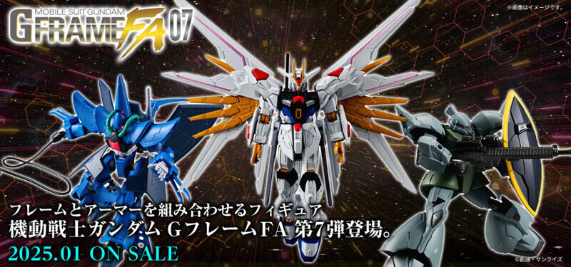 BANDAI 代理版 盒玩 MOBILE SUIT 鋼彈 G-FRAME FA 07