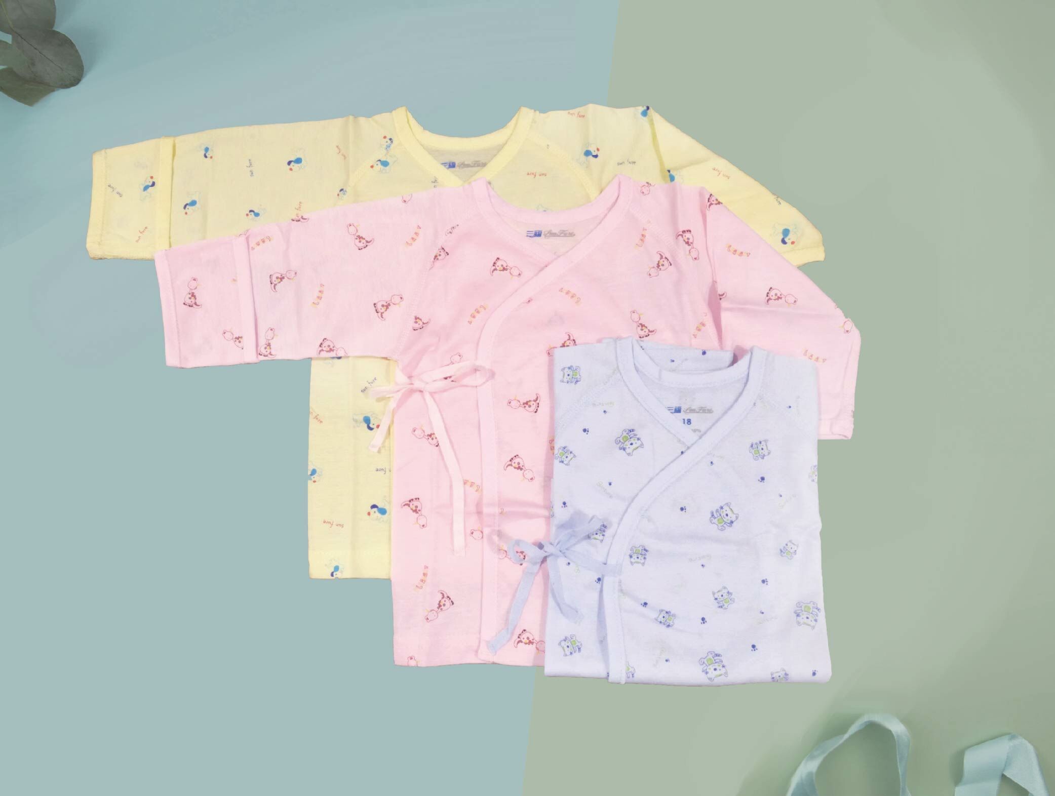 小三福 三福 100%純棉嬰兒肚衣