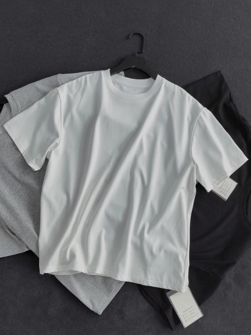 『RB』【現貨】Clean Fit 簡約短約重磅素T BOXY