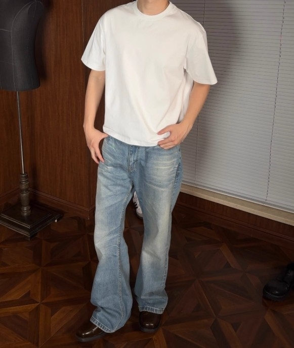 『RB』【現貨】Clean Fit 簡約短約重磅素T BOXY