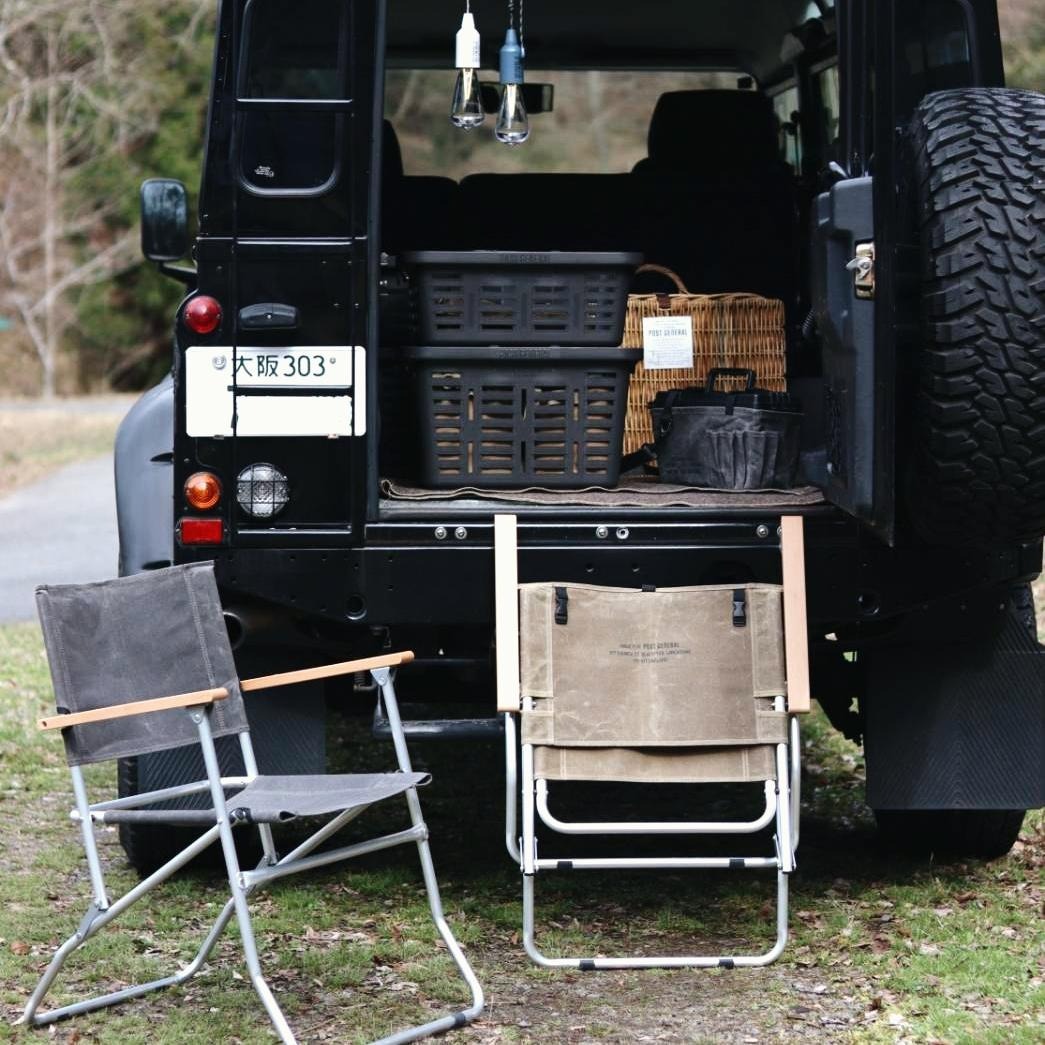 POST-G 經典油蠟布休閒椅-高座版