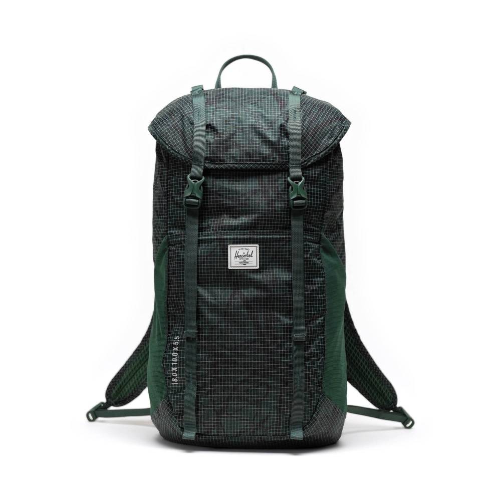 【Herschel】Ultralight Backpack 超輕量 背包 22L-黑/綠