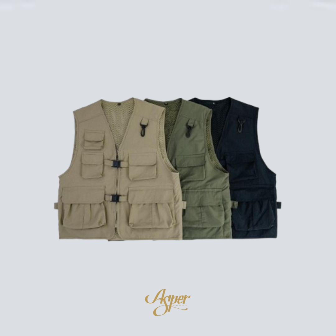 SBG 防潑水機能戰術釣魚工裝背心 SB0793