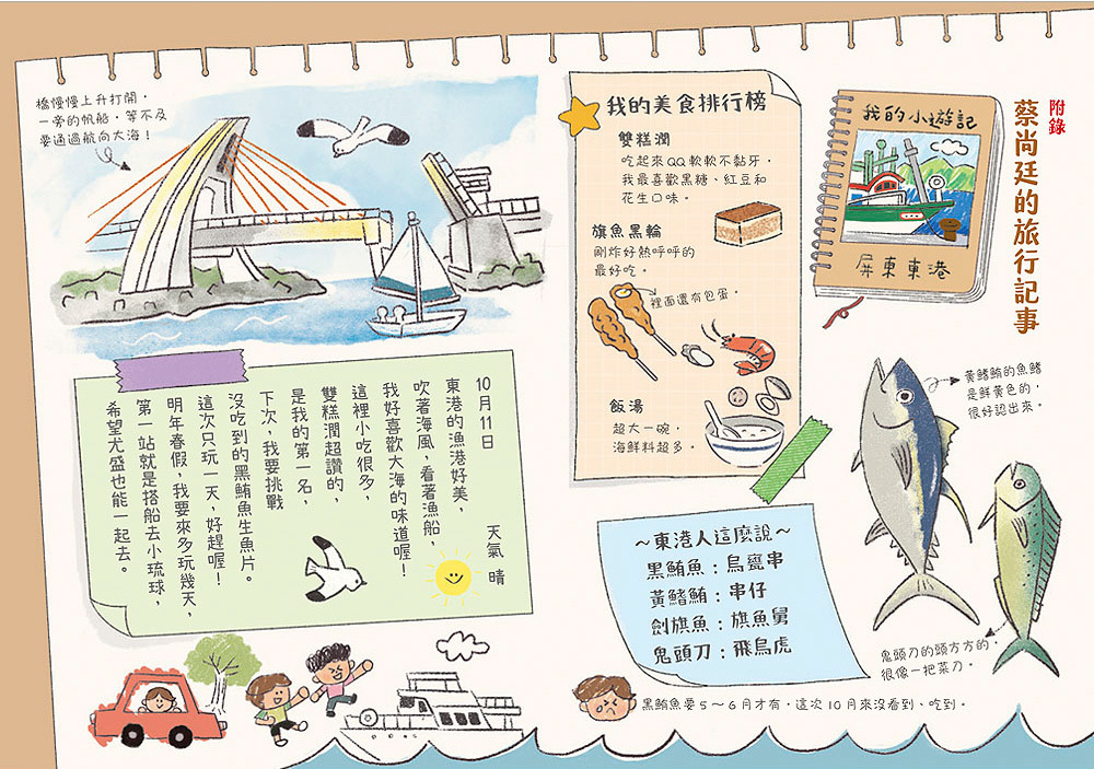 【好好讀小學堂】我的小遊記！東港海味漁村_信誼