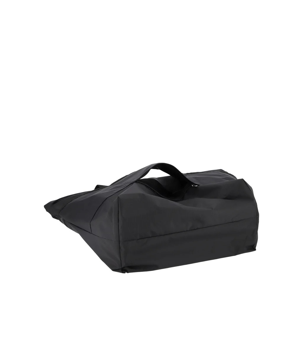 簡約兩側拉鍊托特包 (純色)