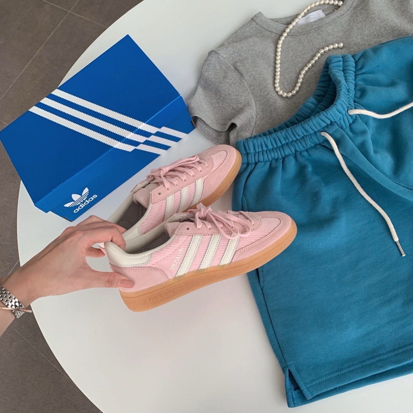 Adidas Originals Handball Spezial 粉紅甜點 燈芯絨 粉色 焦糖 復古鞋 IG1977