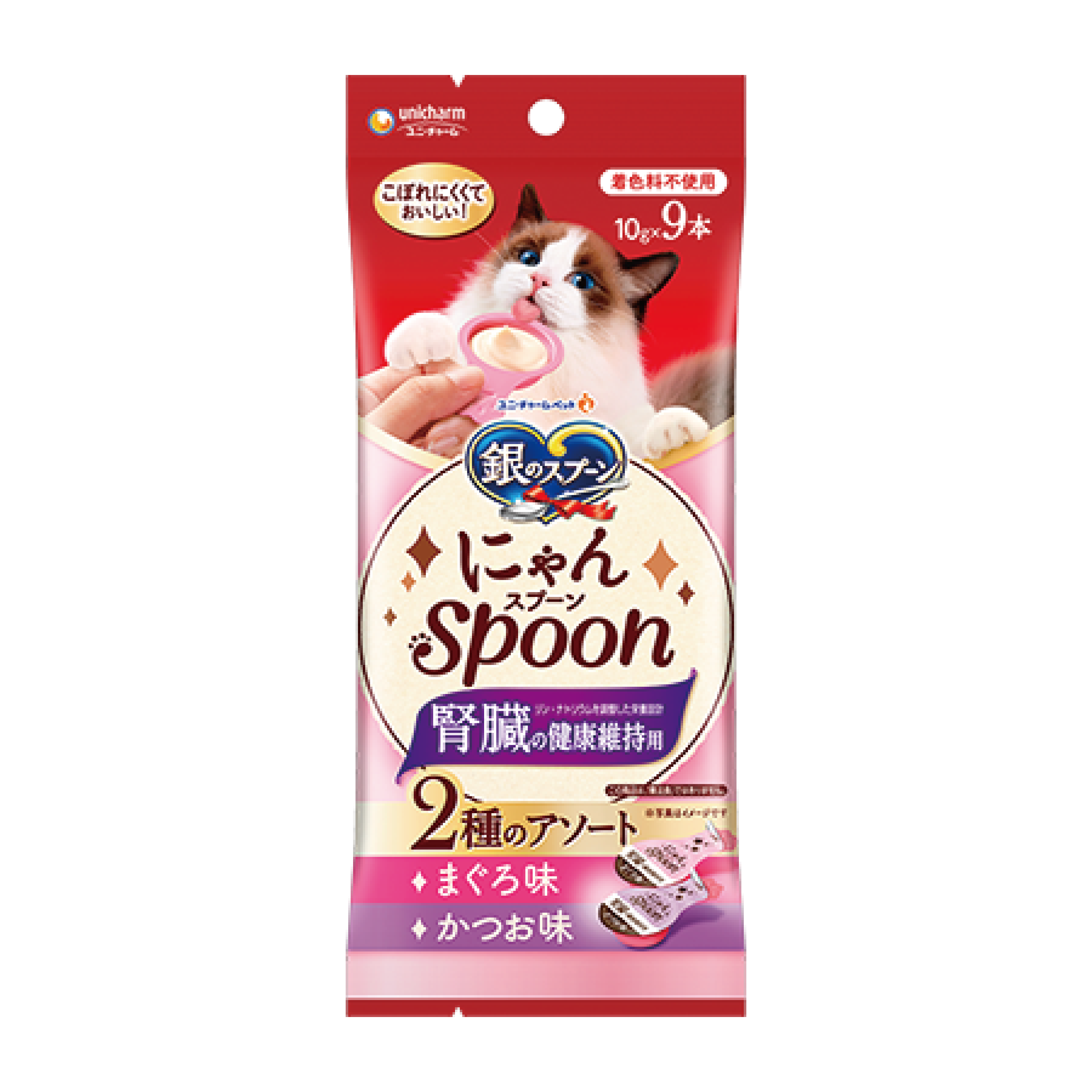 Unicharm |銀湯匙三星 腎臟健康 吞拿拼鰹魚肉醬匙 10gx9本 (UIC-1064)