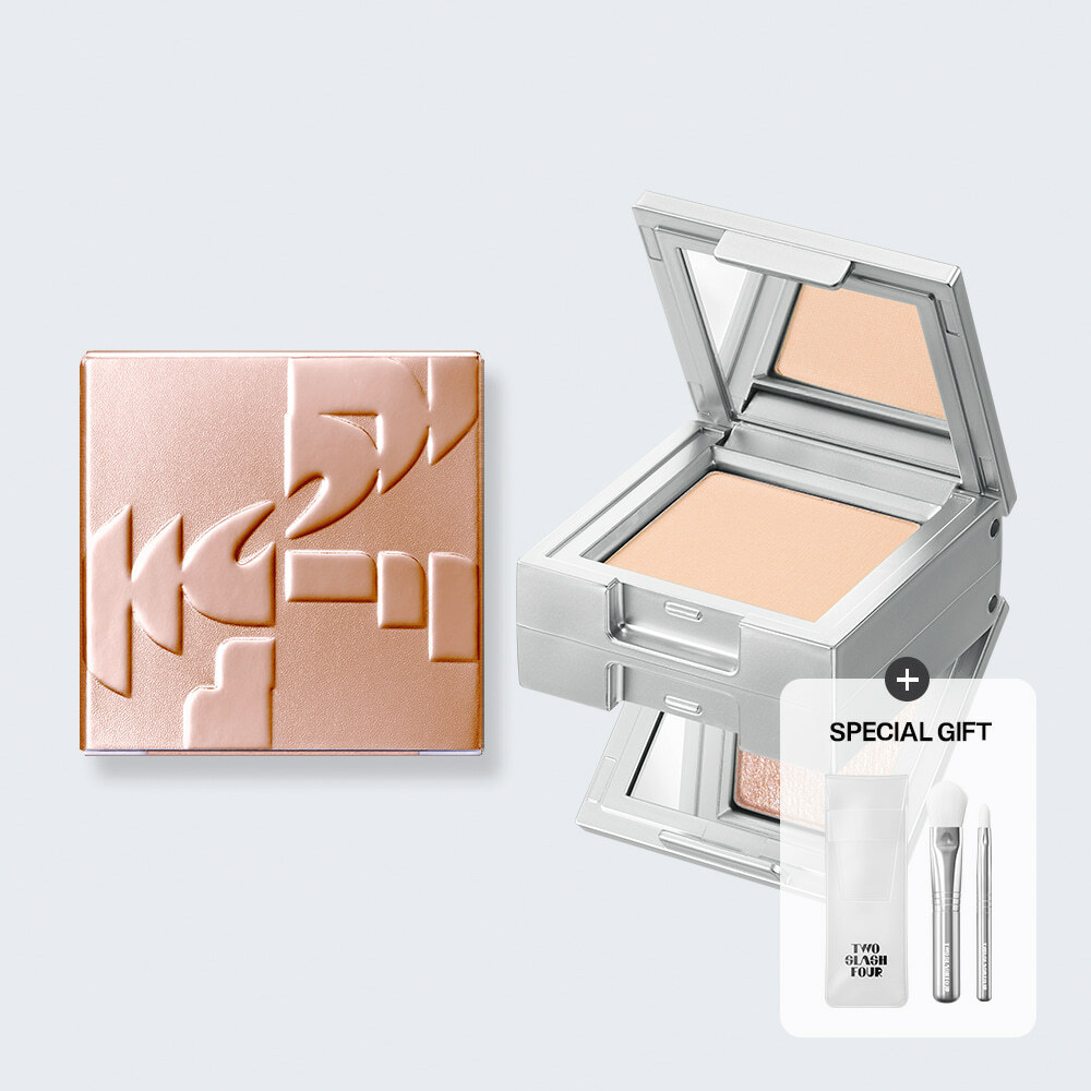 TWO SLASH FOUR Strobing Face Cube#Peach