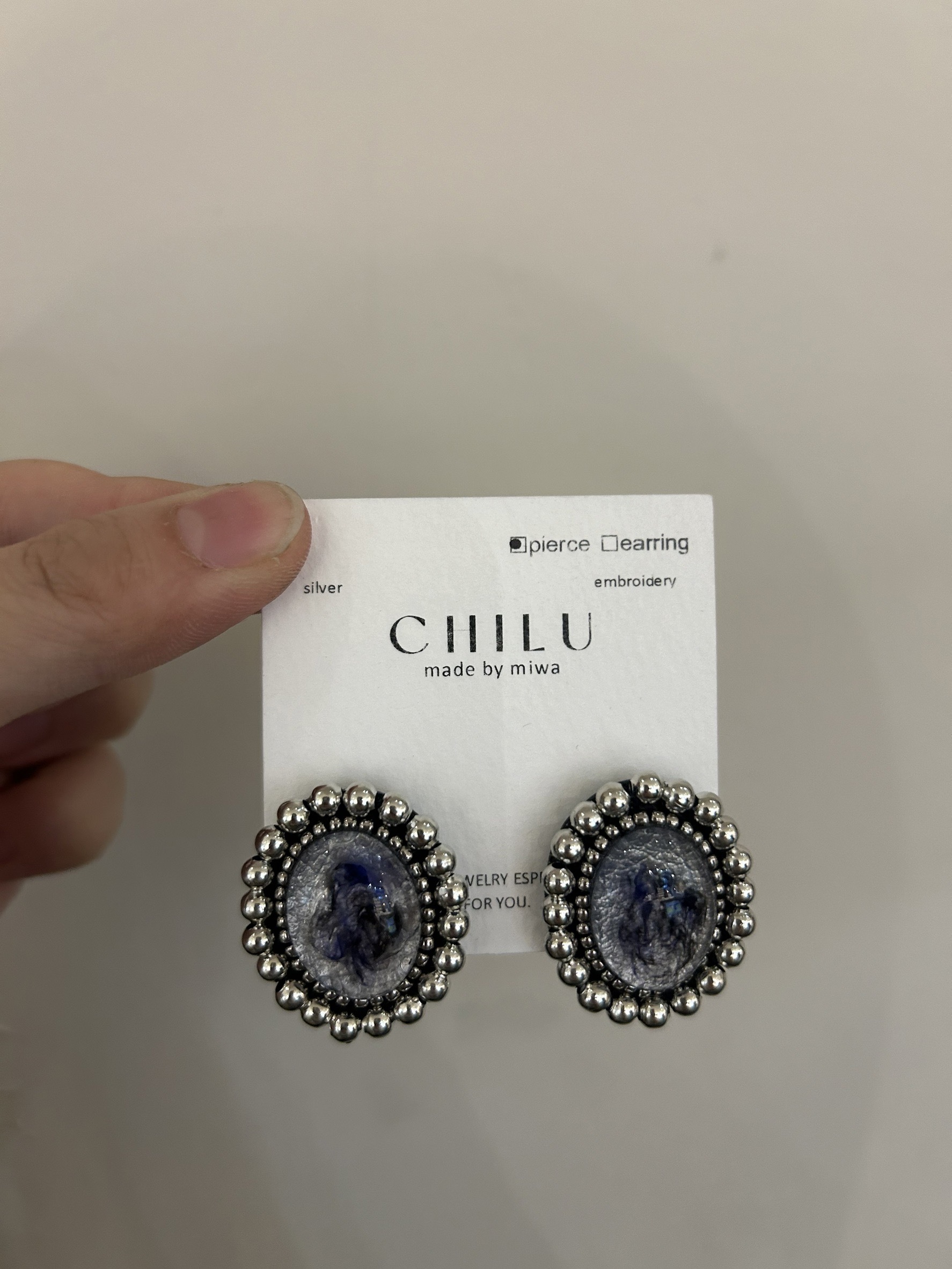 [CHILU] moya. / mix blue | NO.18 耳針