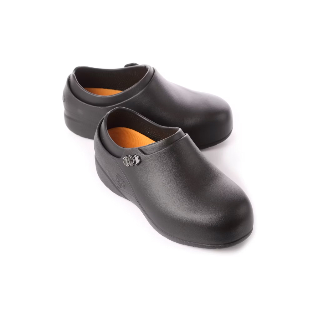 STICO NEC-10 可拆式鋼頭防滑安全鞋 耀石黑