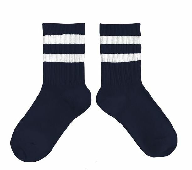COLLEGIEN 羅紋運動短襪 Nico  -Nuit Etoilée星夜藍