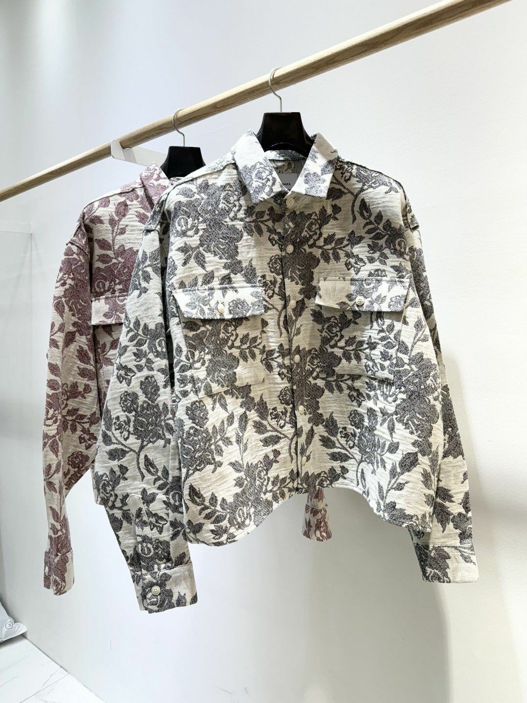 花花圖案長袖恤衫 Crunky_youth-084JK