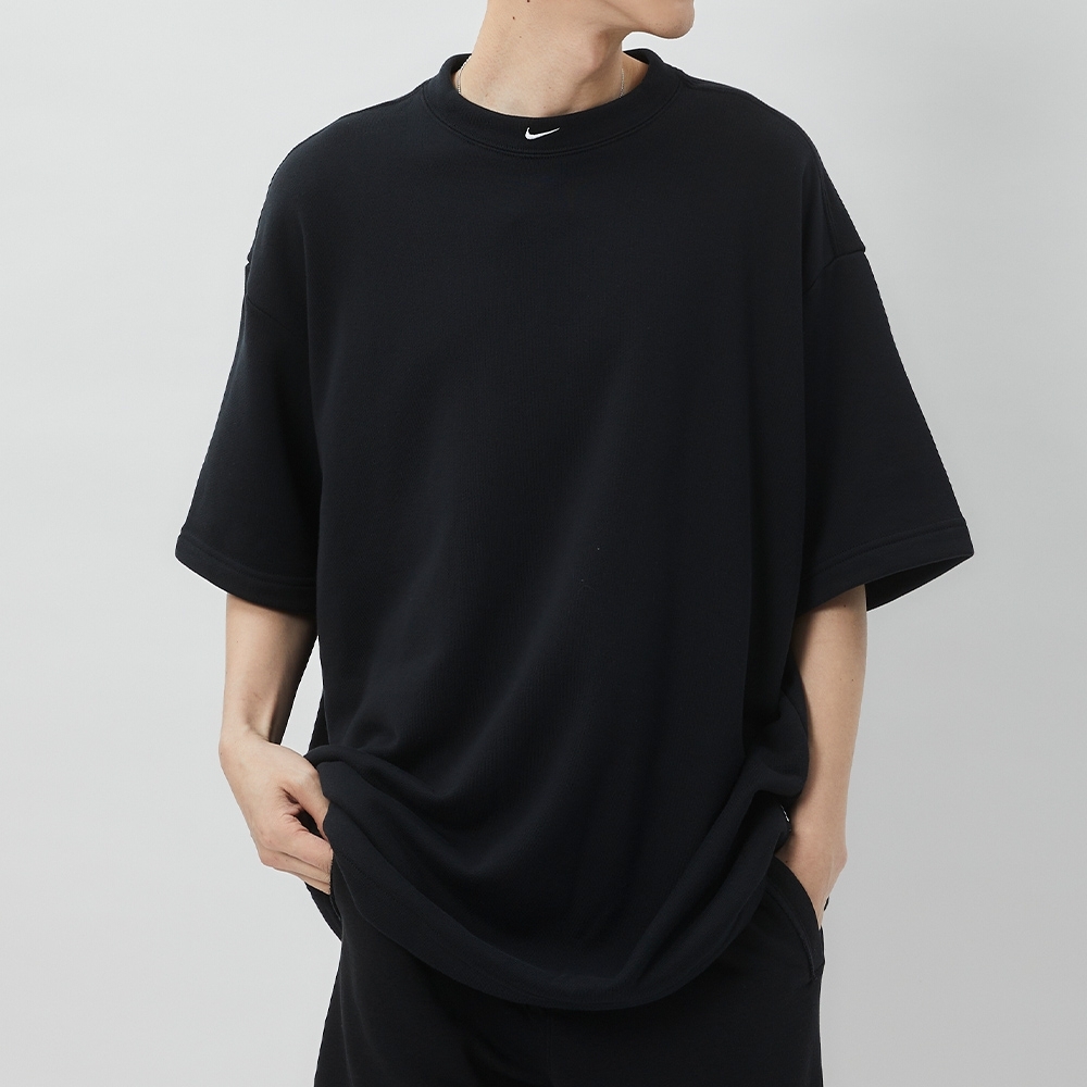 #現貨 NIKE NSW TEE OVER SIZE 落肩 刺繡小勾 短踢 DX0188-100 白 010 黑