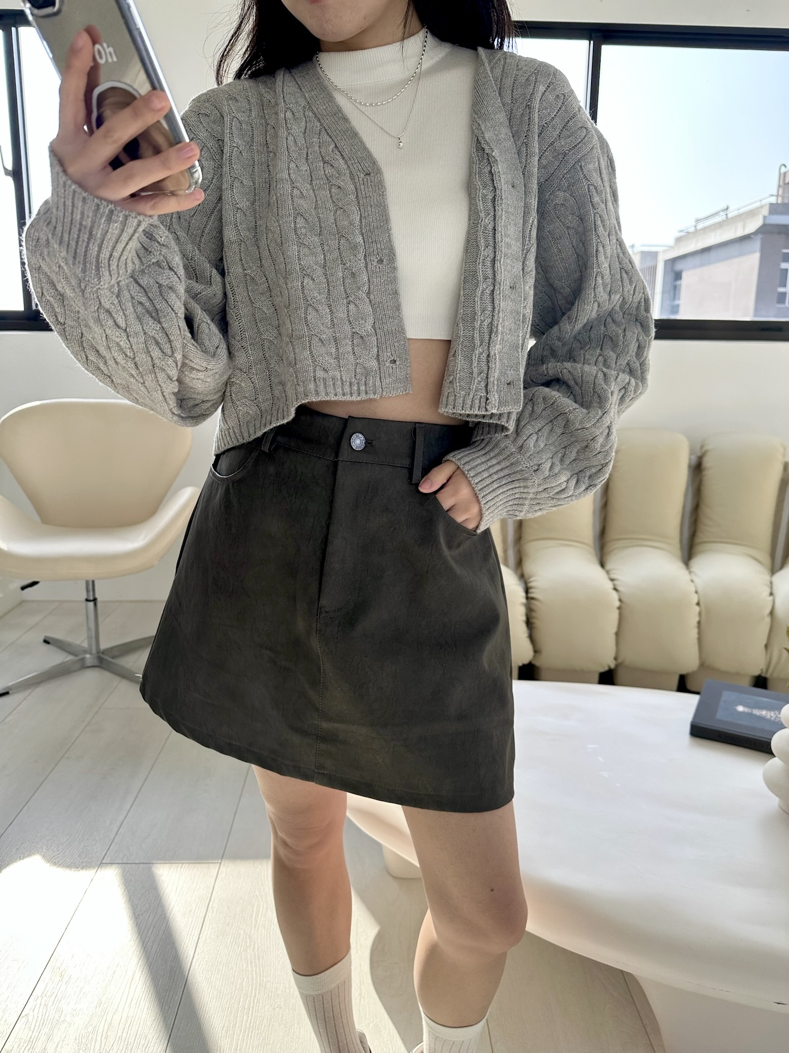 隨性慵懶麻花羊毛衣