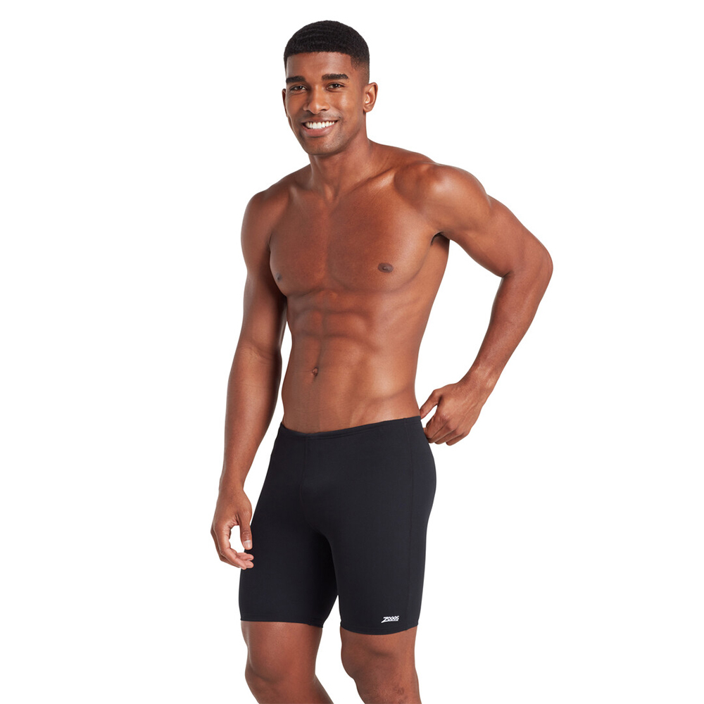 ZOGGS 男性《時尚黑》 運動五分泳褲
