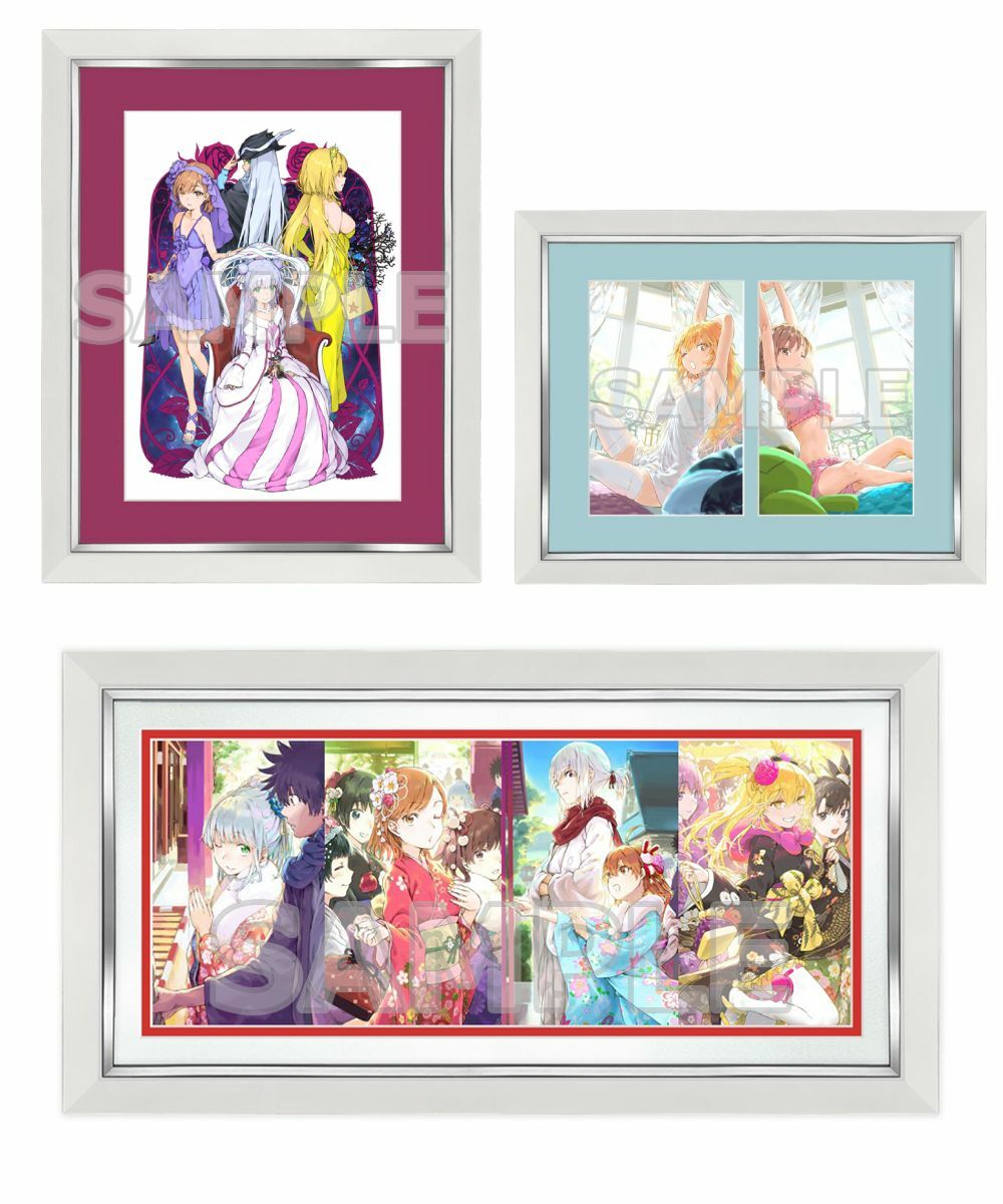 預購-『魔法禁書目錄』20周年紀念  高精細複製原畫 系列 【日本進口精品】