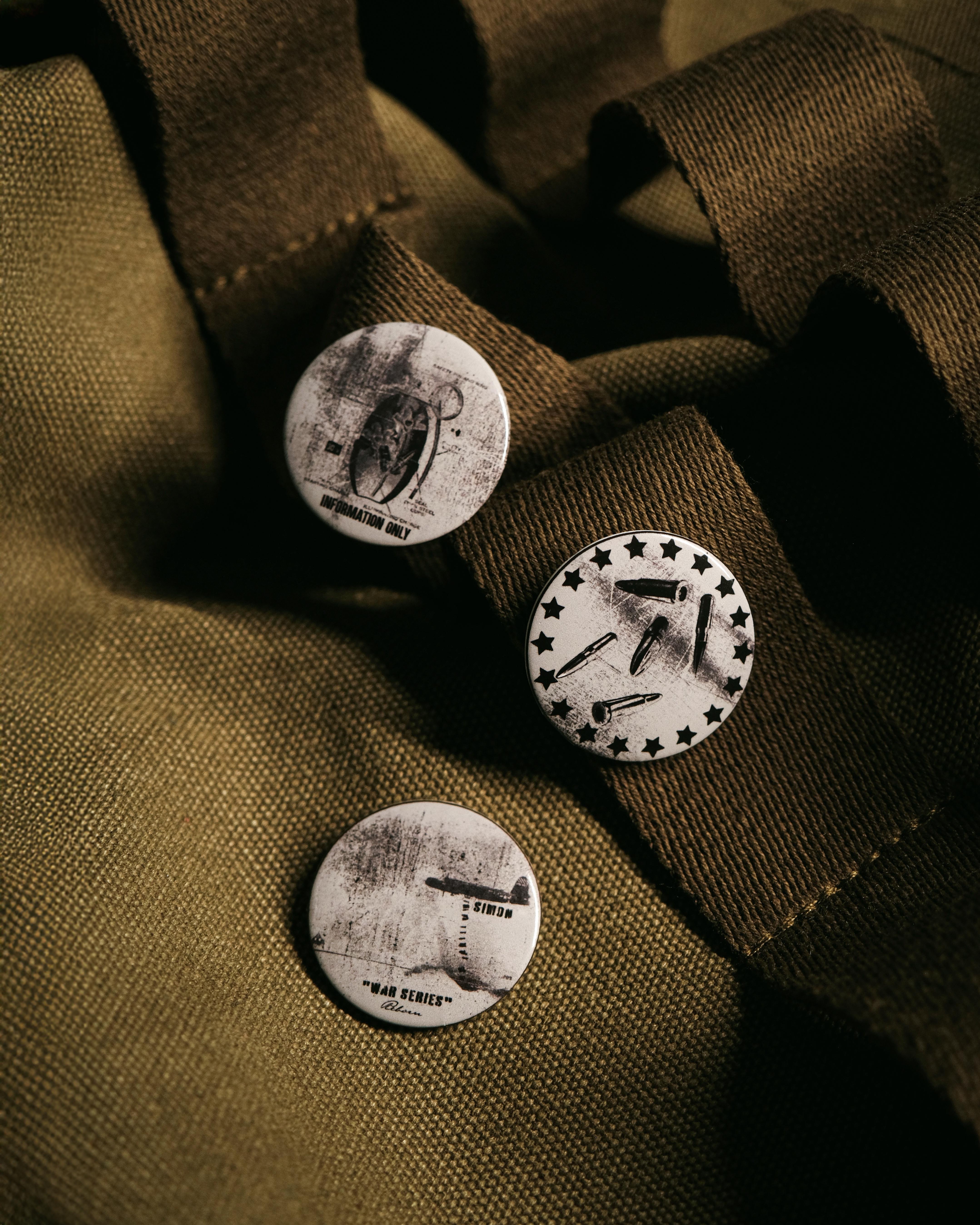 SIMON MADE WS-2509 戰爭 徽章組 別針 PIN