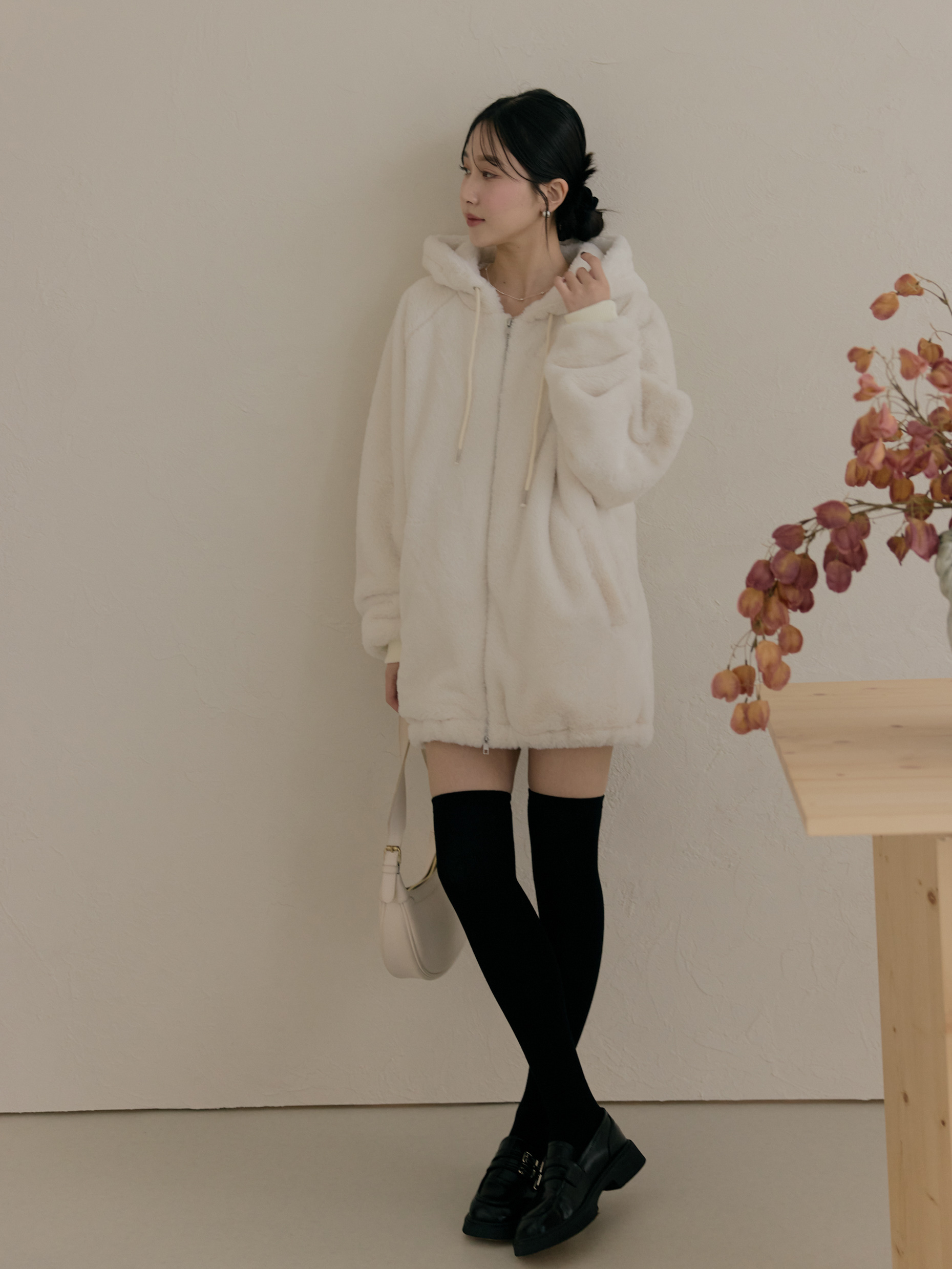 超Q極軟細絨連帽外套