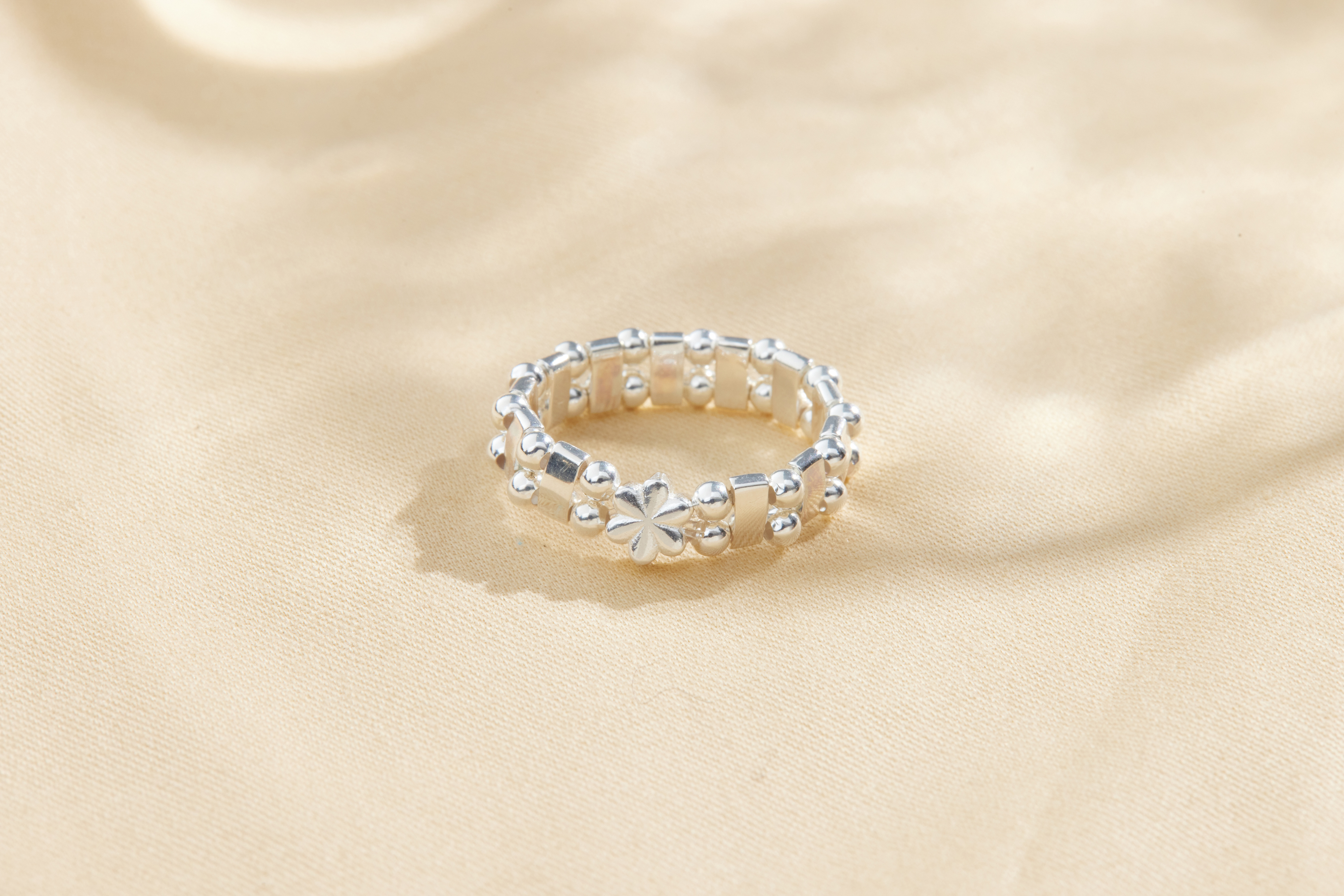 R953  |純銀小花線戒指