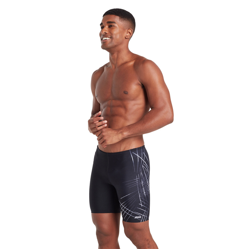 ZOGGS 男性《金屬蝕刻》運動五分泳褲