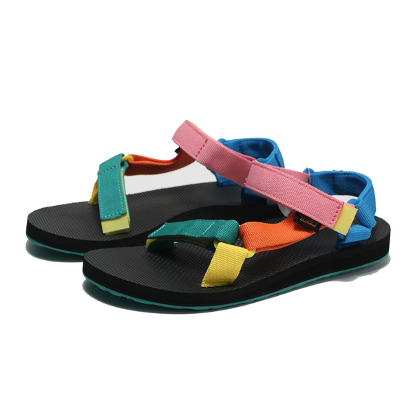 TEVA 涼鞋 彩色 彩虹 色塊 黏帶 女  TV1003987SMU