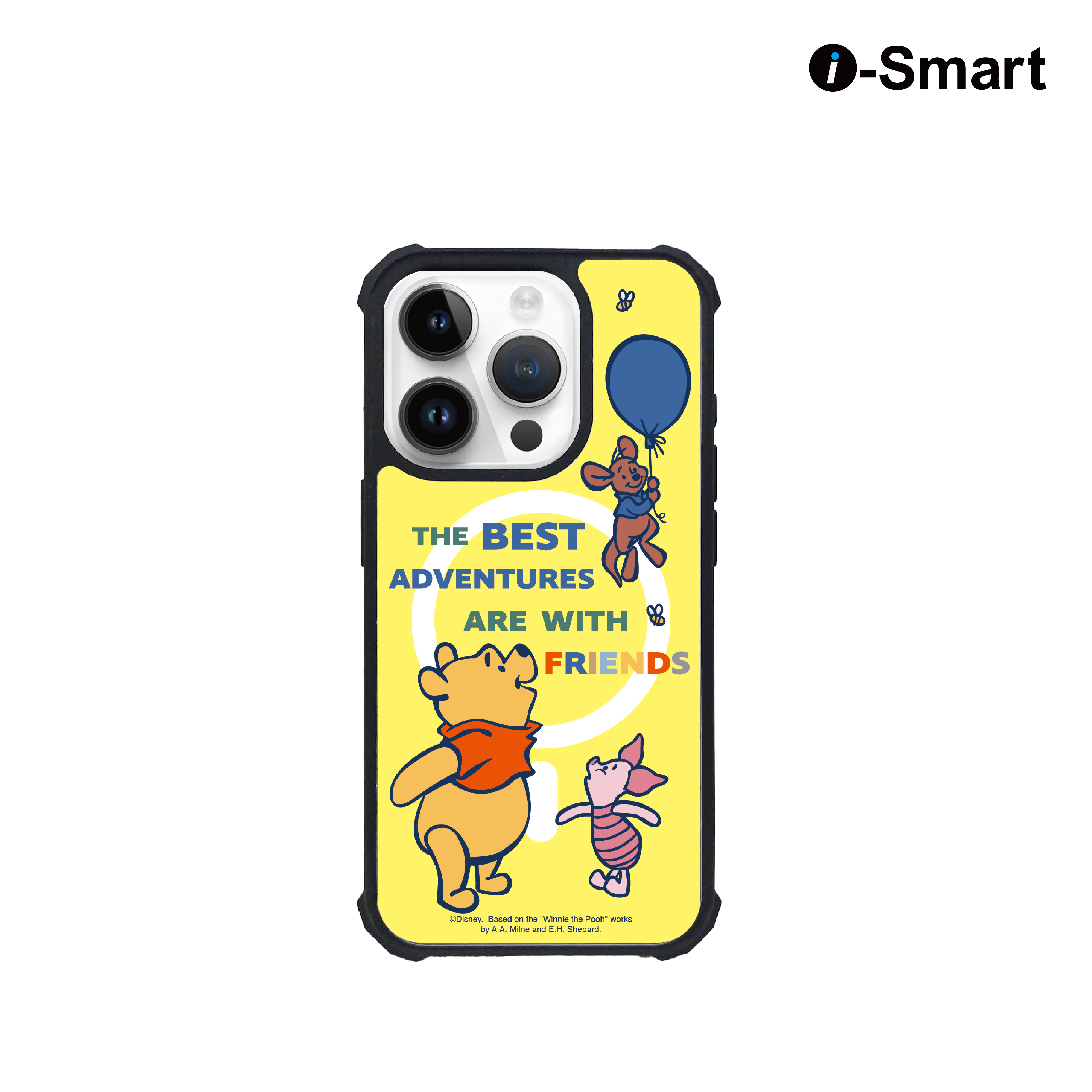 i-Smart Transparent Phone Case with MagSafe-Pooh-iPhone