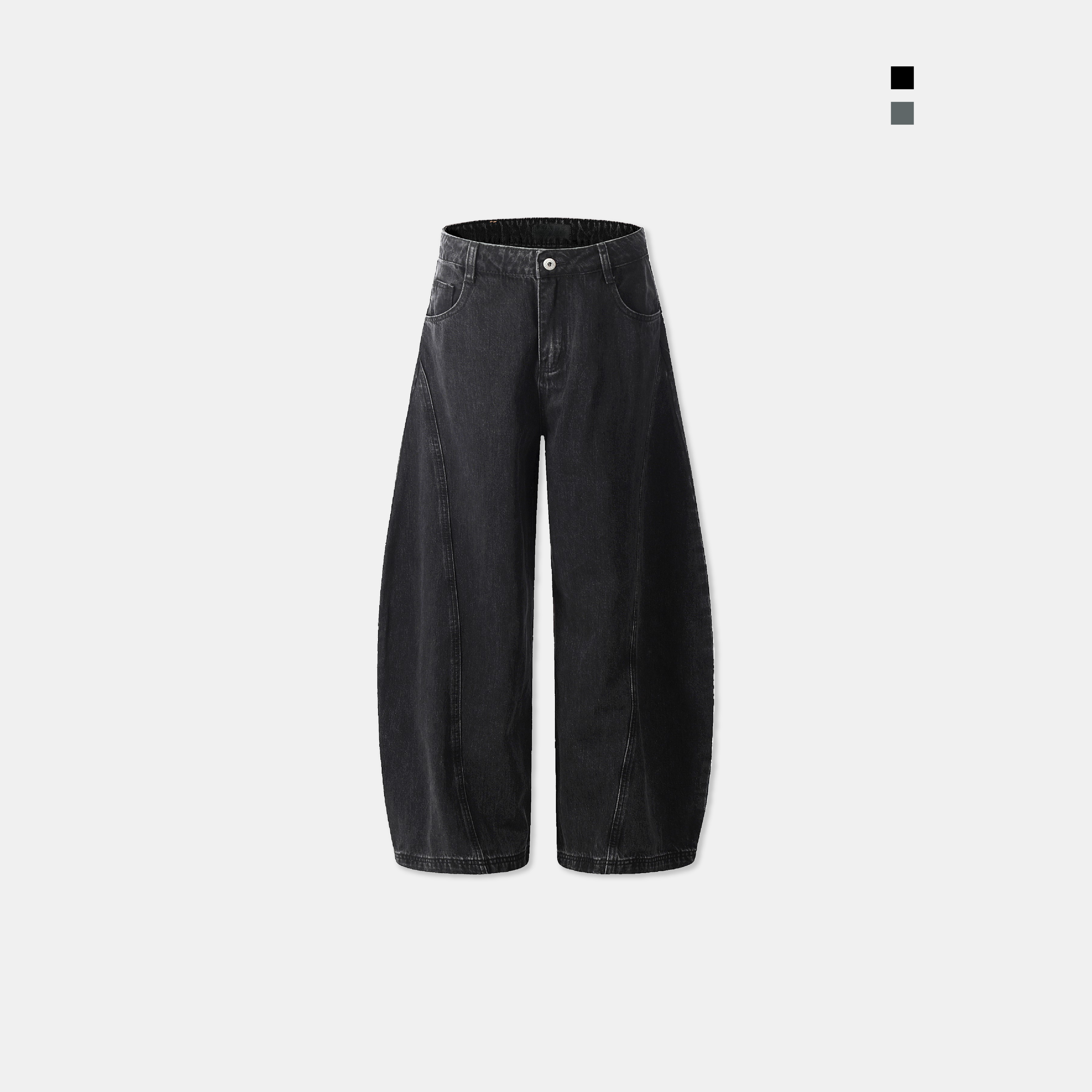 【現貨】ACR 流線剪裁 街頭 彎刀 單寧 牛仔褲