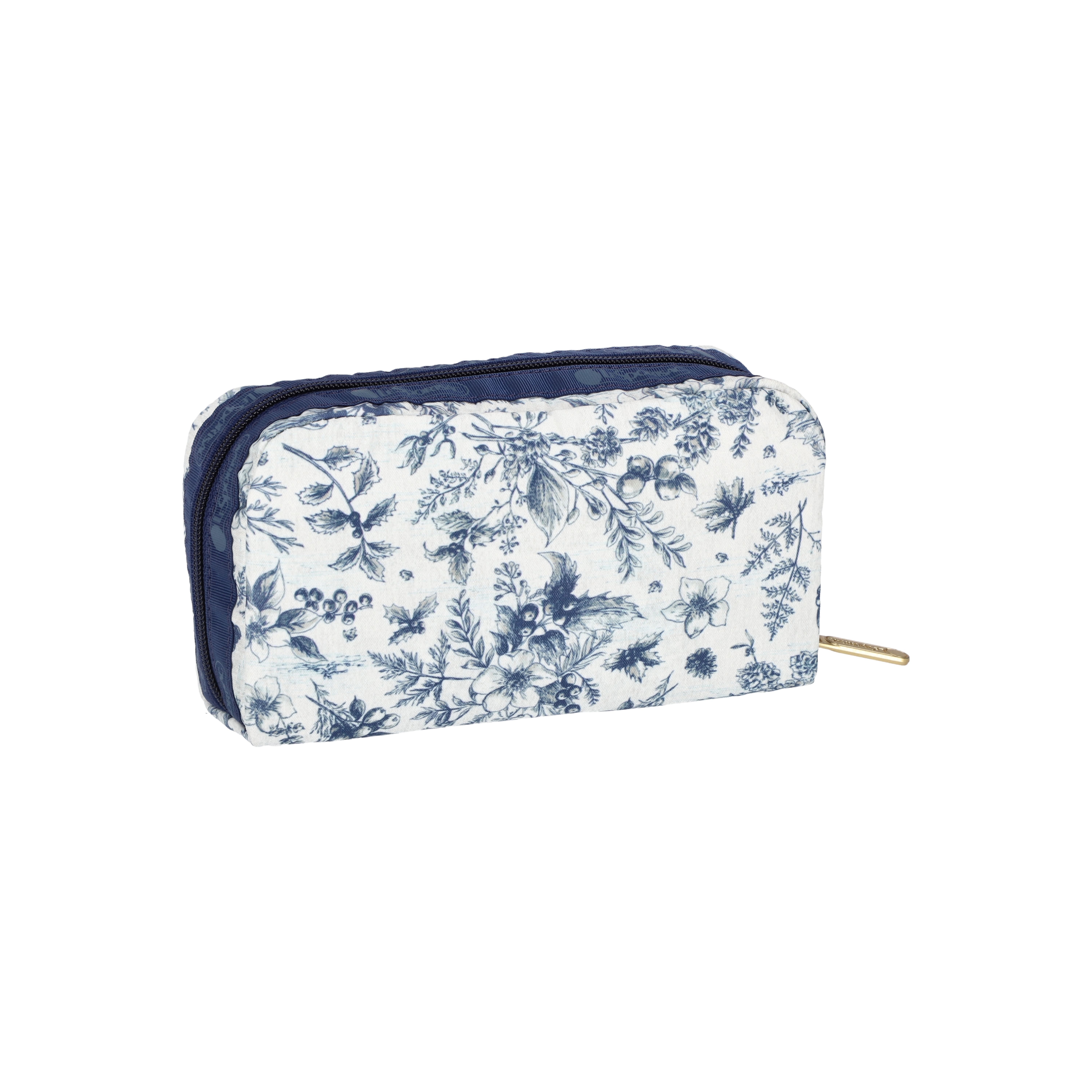 長形化妝袋 (NAVY HOL TOILE DE JOUY)