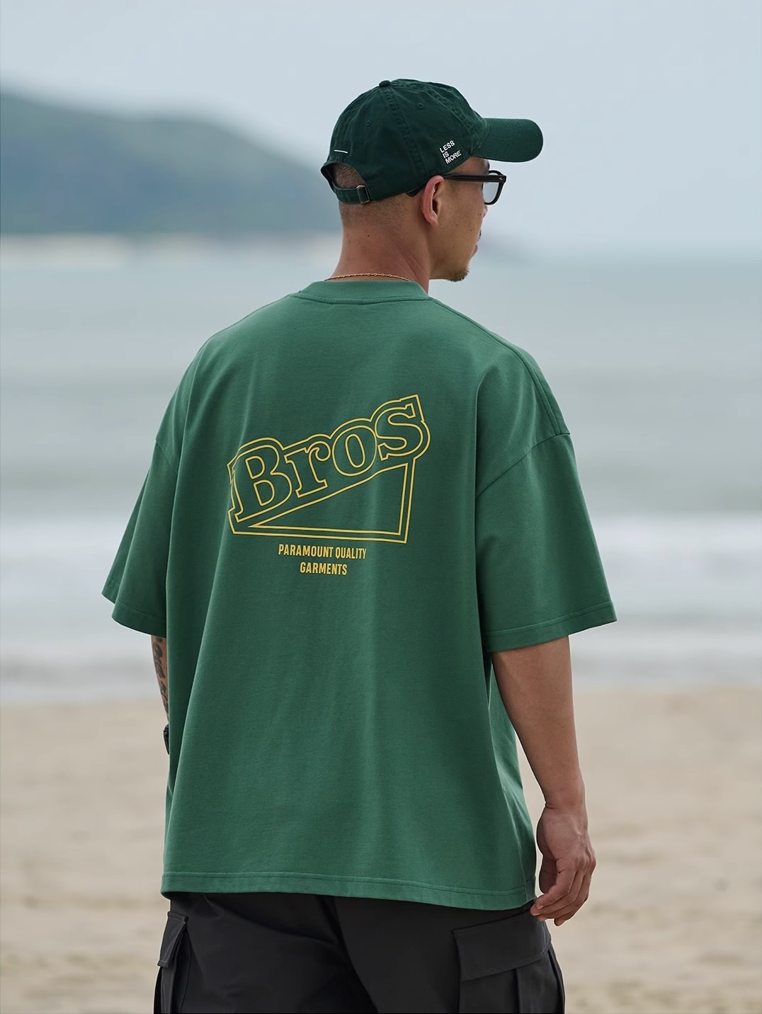 #預購 Broshood 25SS 日系 休閒 立體印花短踢 四色