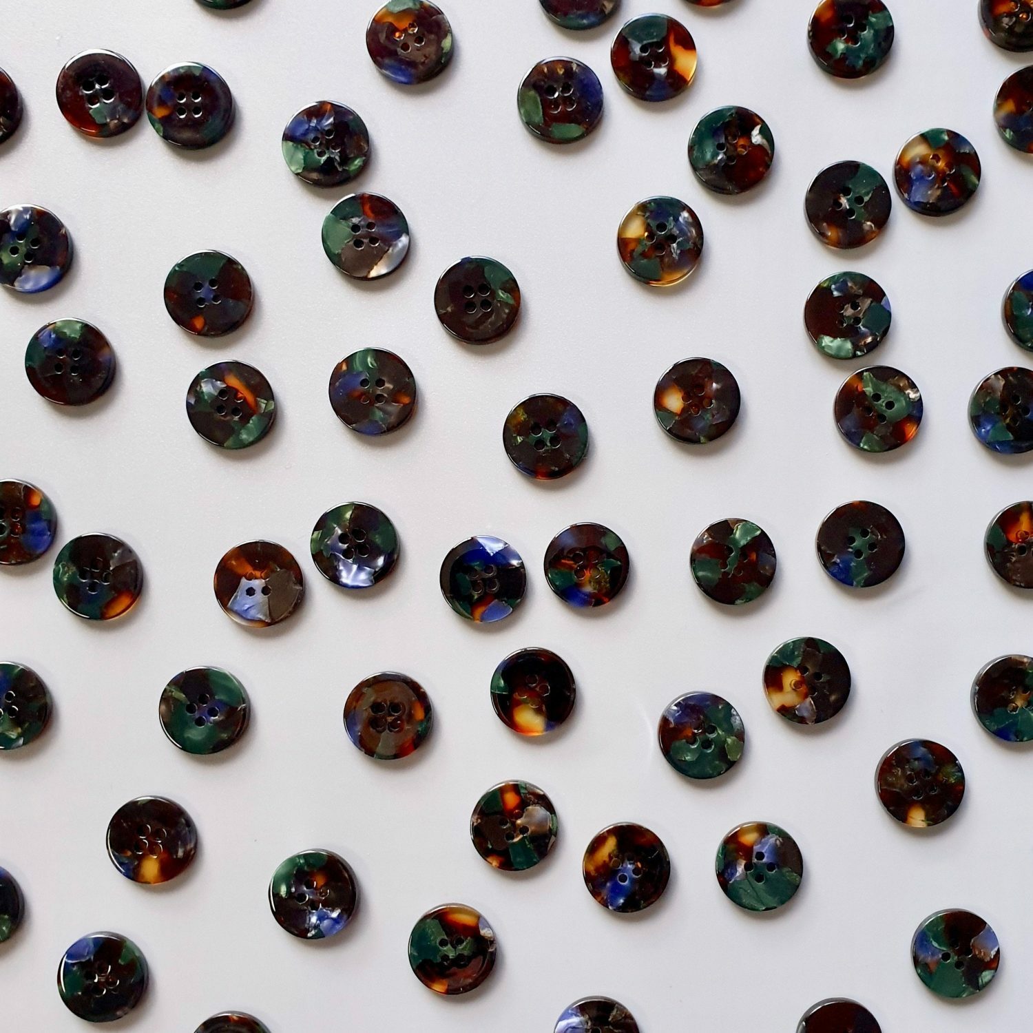 15mm 生物樹脂鈕扣-Pigeon Wishes