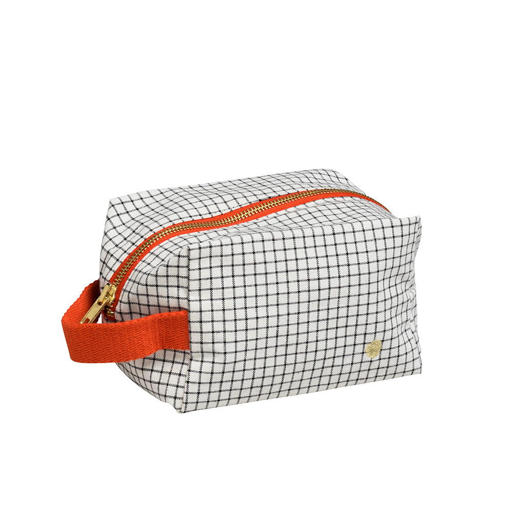 (預購3/31)法國La cerise sur le gâteau 有機棉防水手提立體收納包-經典款(小)