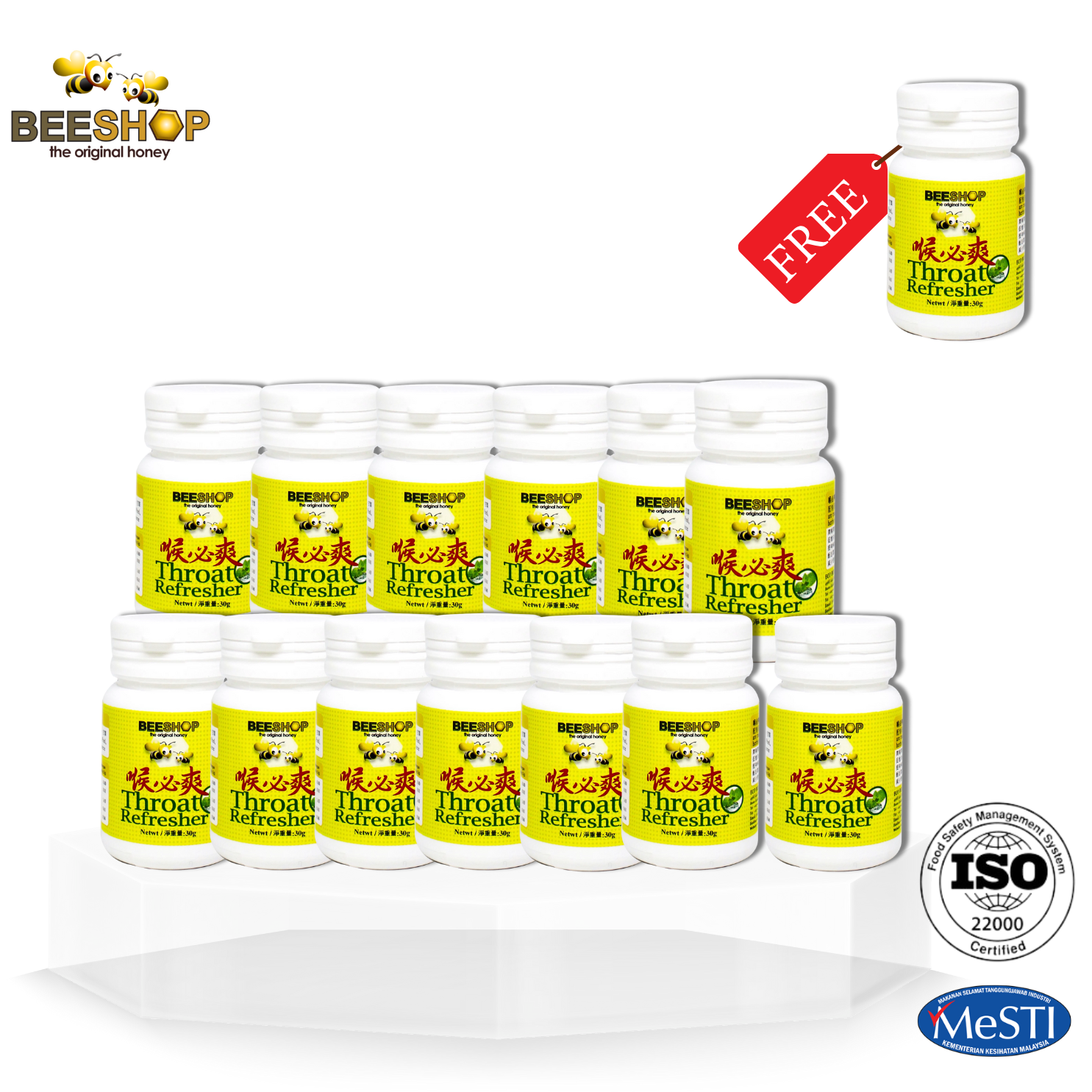 THROAT REFRESHER 30G (Buy 13 Free 1)